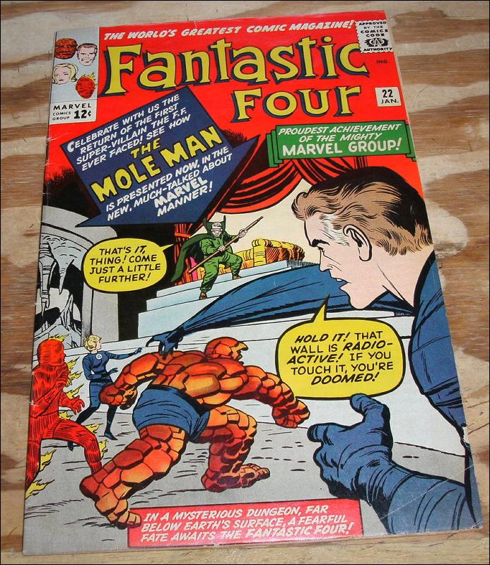 Fantastic Four #22 comic book very good/fine 5.0