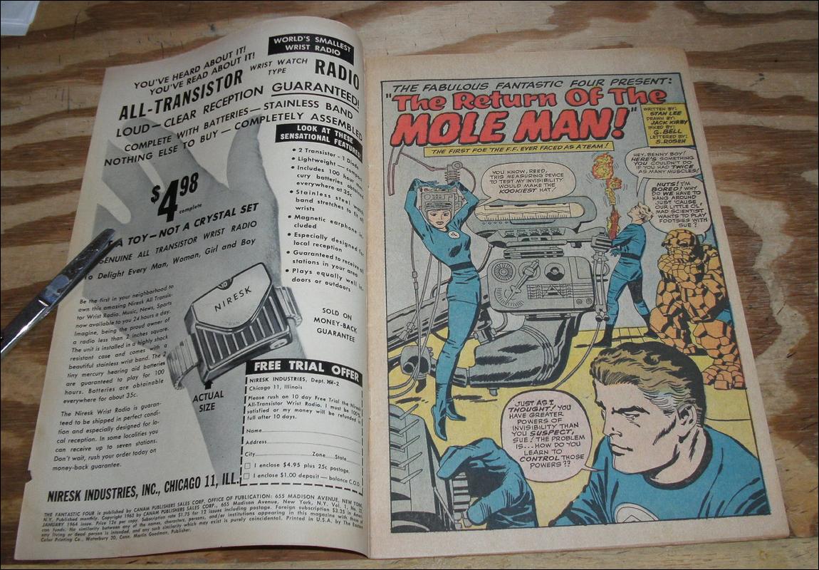 Fantastic Four #22 comic book very good/fine 5.0