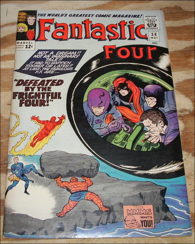 Fantastic Four #38 comic book very fine 8.0