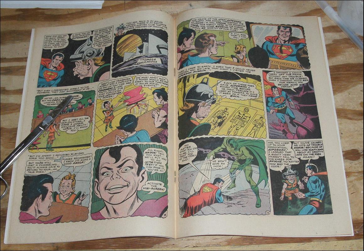 Superman #214 comic book very fine/near mint 9.0