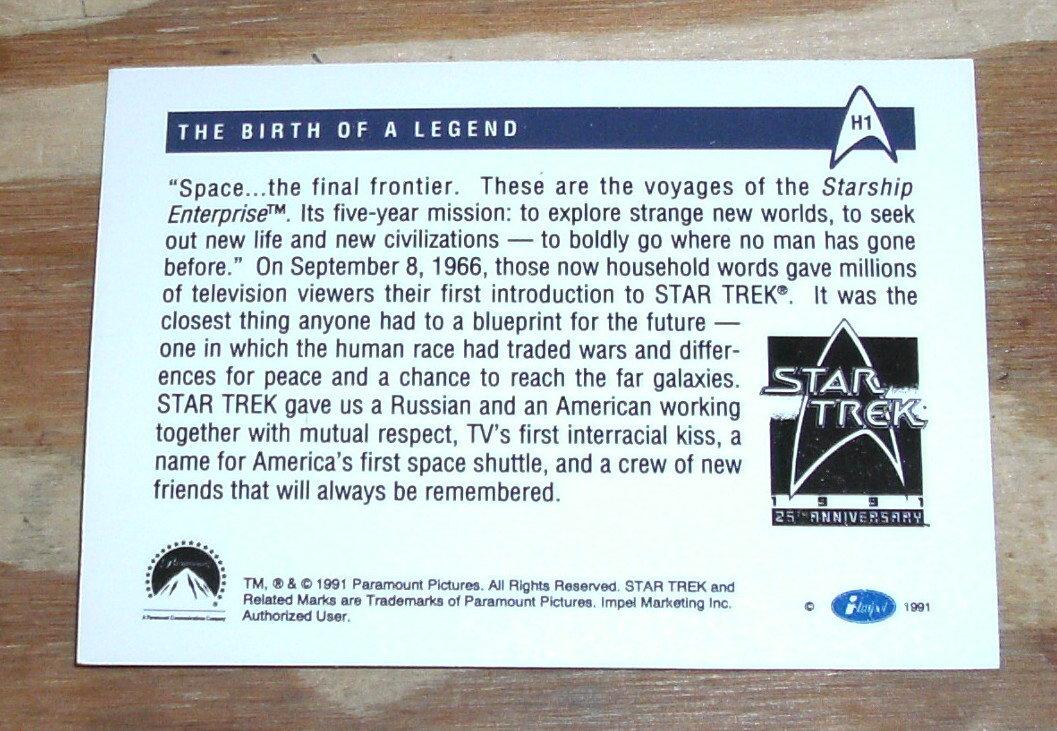 Star Trek hologram card