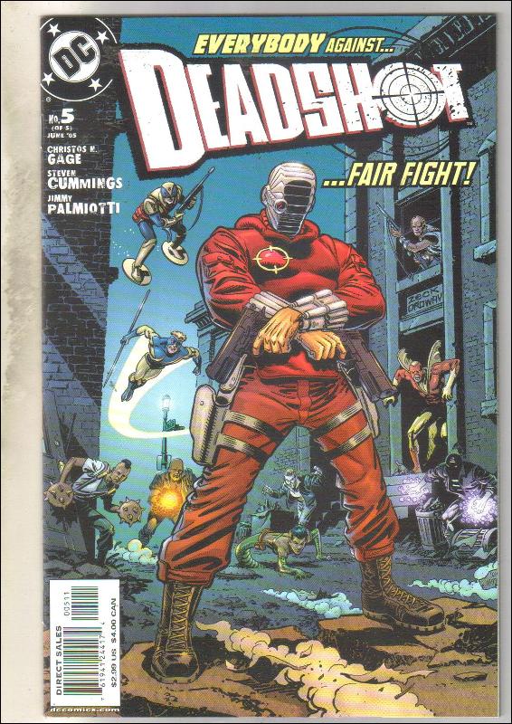 Deadshot #5 comic book near mint 9.4