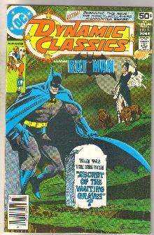 Dynamic Classics #1 starring Batman comic book fine 6.0