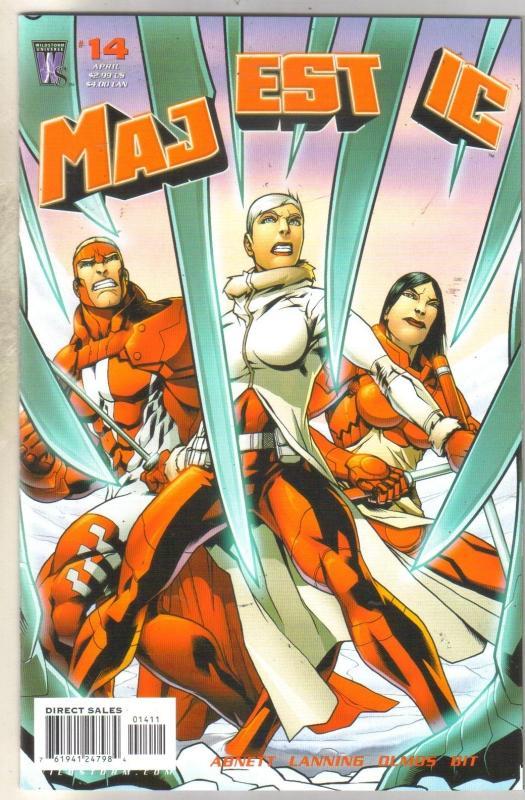 Majestic #14 comic book mint 9.8