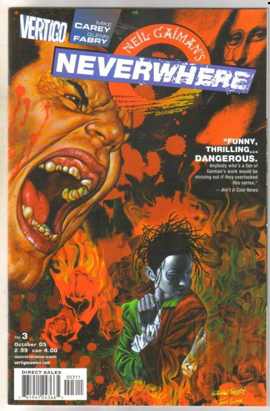 Neil Gaiman's Neverwhere #3 DC Vertigo comic book mint 9.8