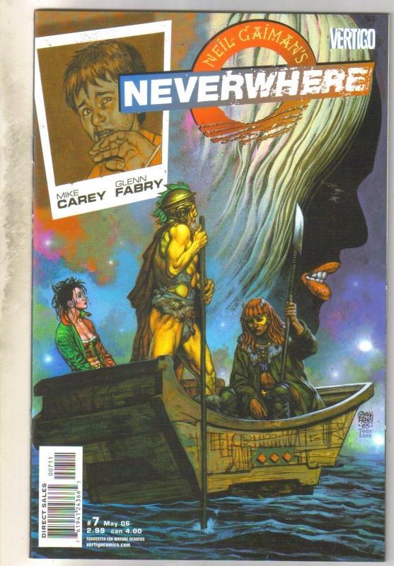 Neil Gaiman's Neverwhere #7 DC Vertigo comic book mint 9.8