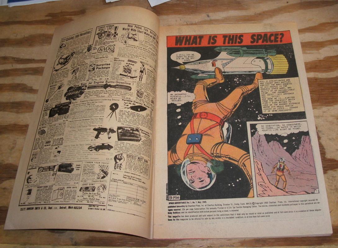 Space Adventures #7 comic book very good/fine 5.0