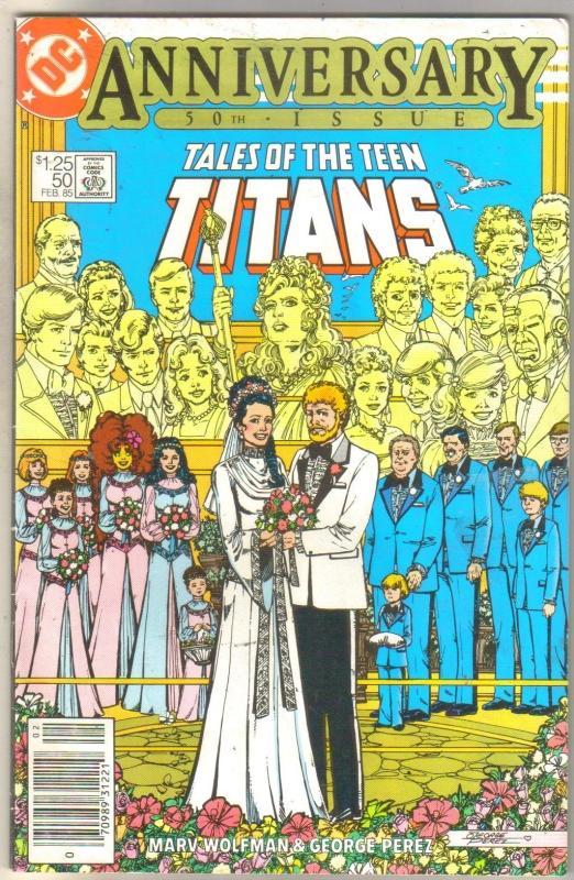 Tales of the Teen Titans #50 comic book near mint 9.4