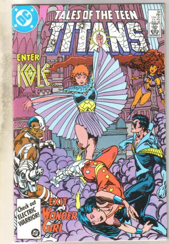 Tales of the Teen Titans #68 comic book near mint 9.4
