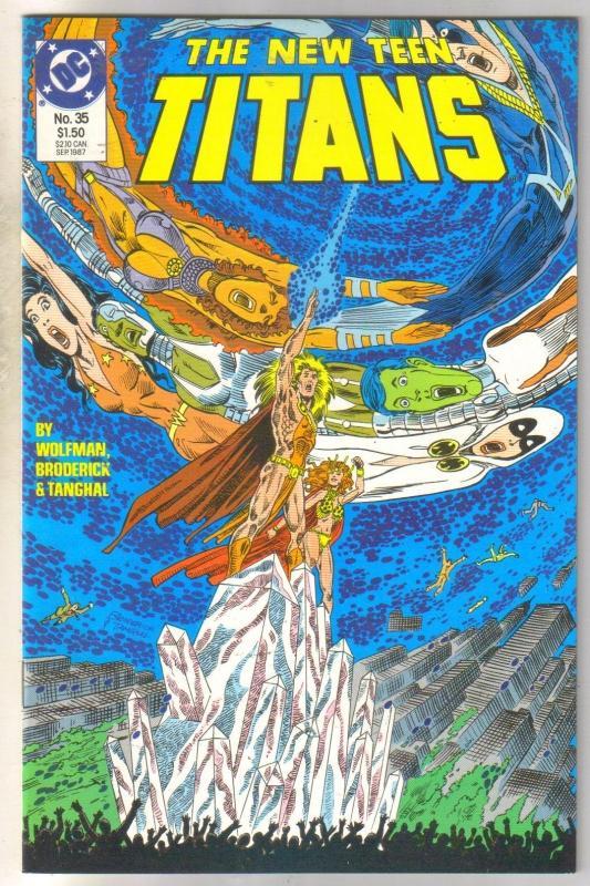 New Titans #35 comic book mint 9.8