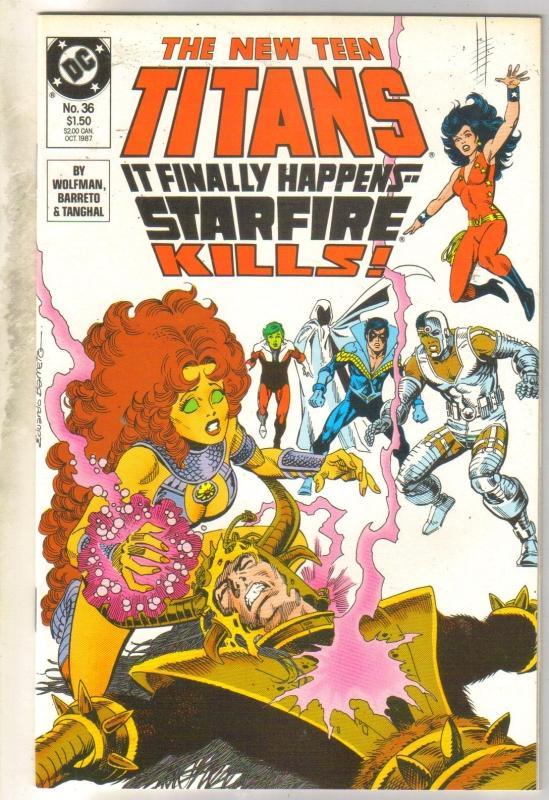 New Titans #36 comic book mint 9.8