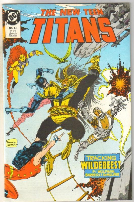 New Titans #41 comic book mint 9.8