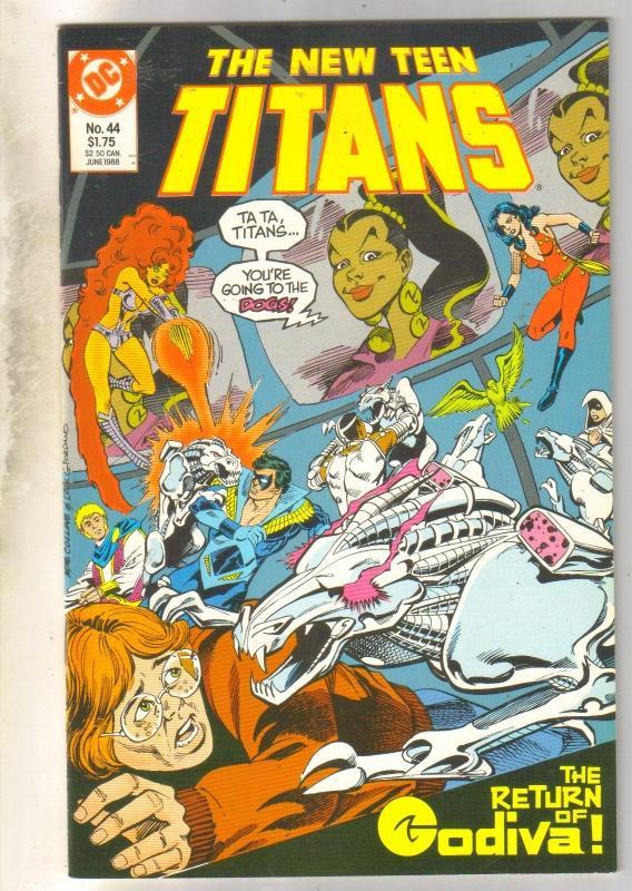 New Titans #44 comic book mint 9.8