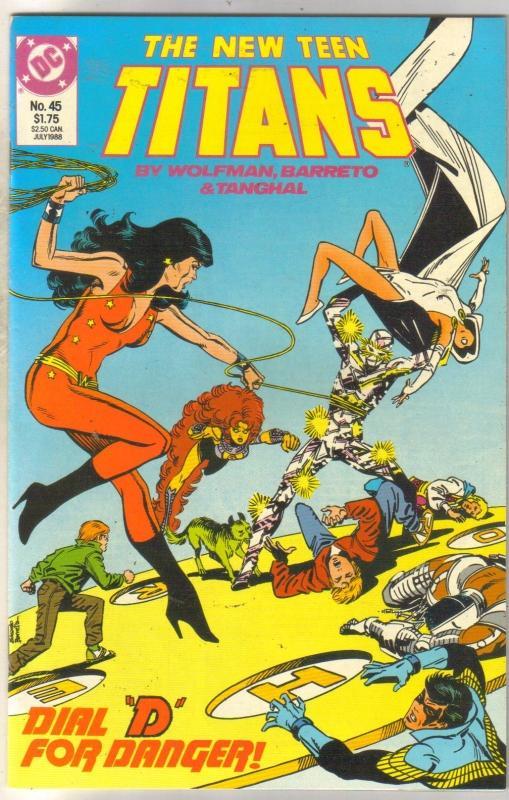 New Titans #45 comic book mint 9.8