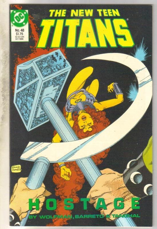 New Titans #48 comic book near mint 9.4