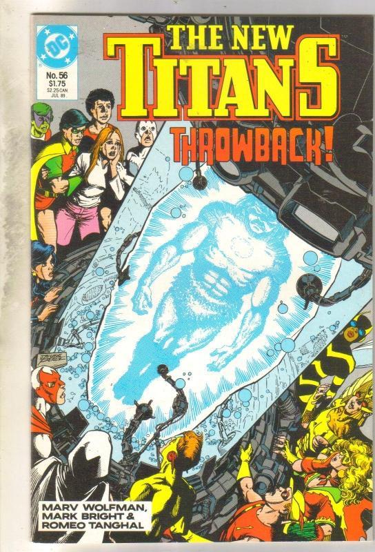 New Titans #56 comic book mint 9.8