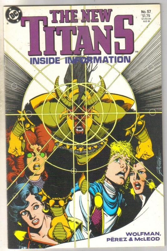 New Titans #57 comic book mint 9.8