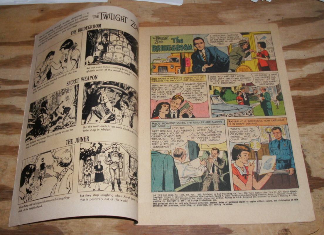 Twilight Zone #1288 comic vf 8.0