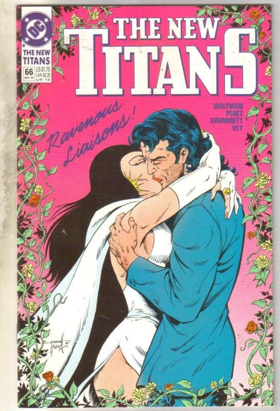 The New Titans #66 comic book mint 9.8