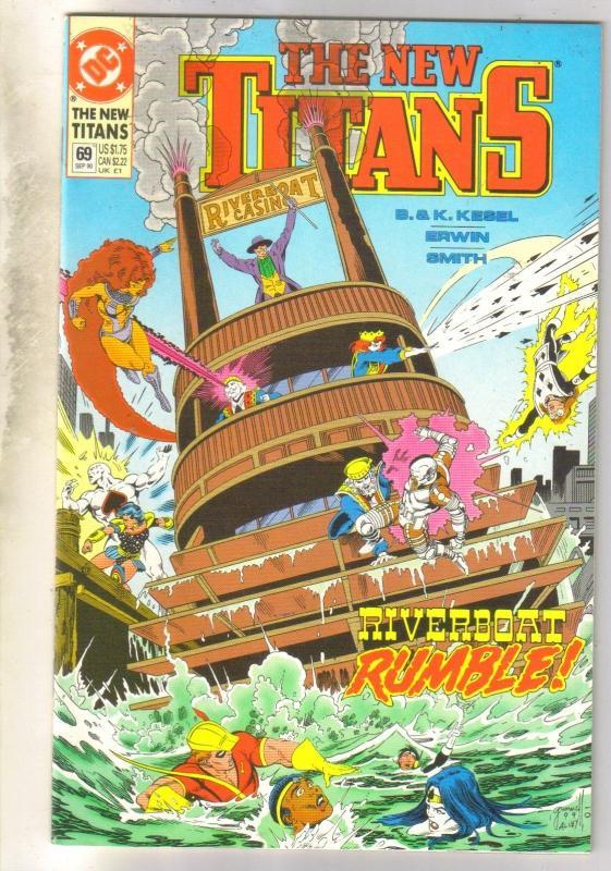 The New Titans #69 comic book mint 9.8