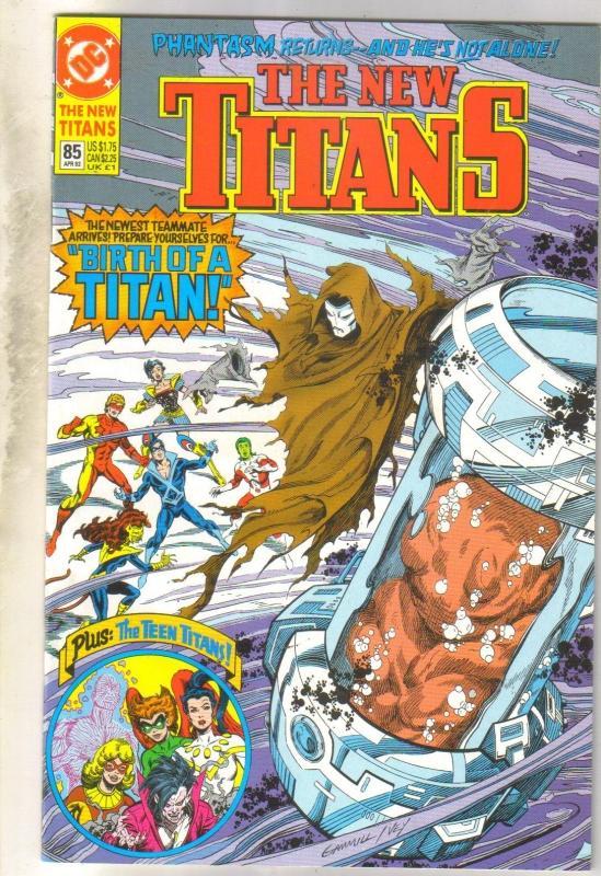 The New Titans #85 comic book mint 9.8