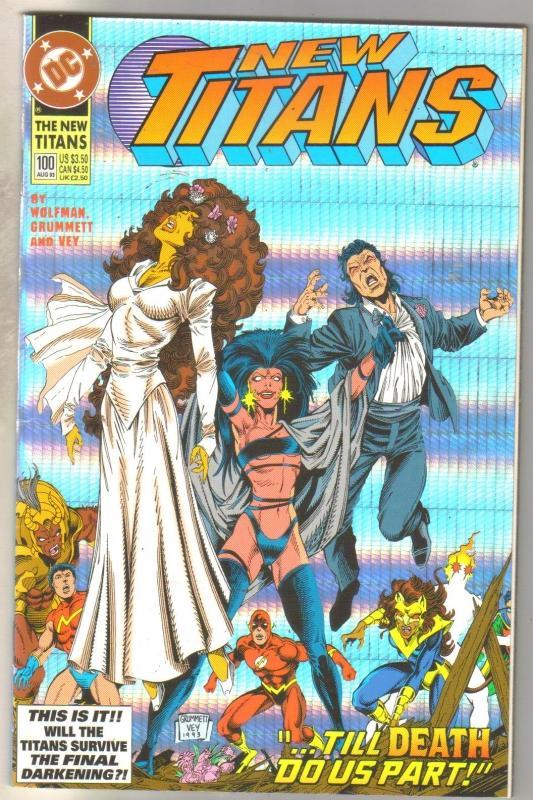 The New Titans #100 comic book mint 9.8