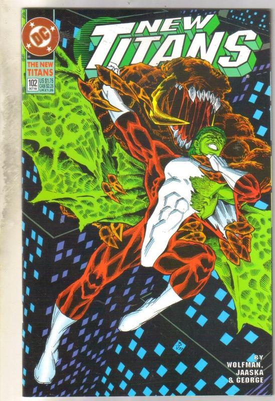 The New Titans #102 comic book mint 9.8