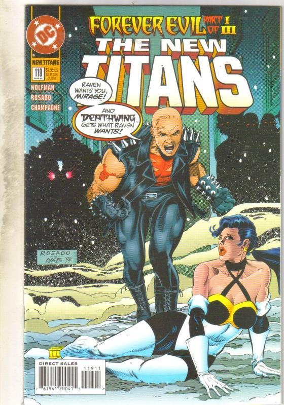 The New Titans #119 comic book mint 9.8