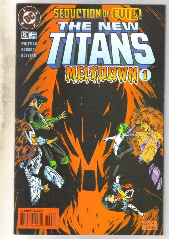 The New Titans #129 comic book near mint 9.4