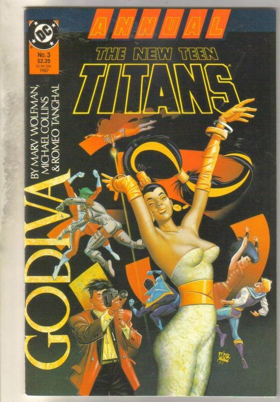 The New Teen Titans Annual #3 comic book mint 9.8