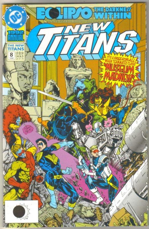 The New Titans Annual #8 comic book mint 9.8