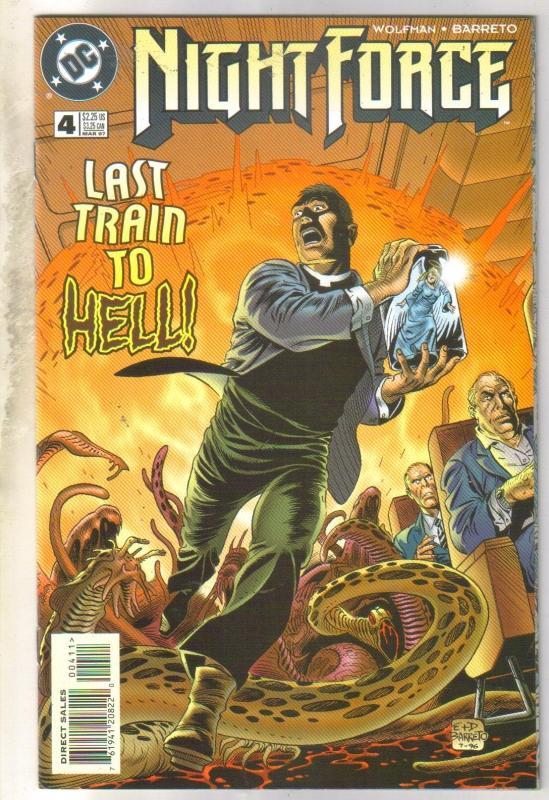 Night Force #4 comic book near mint 9.4