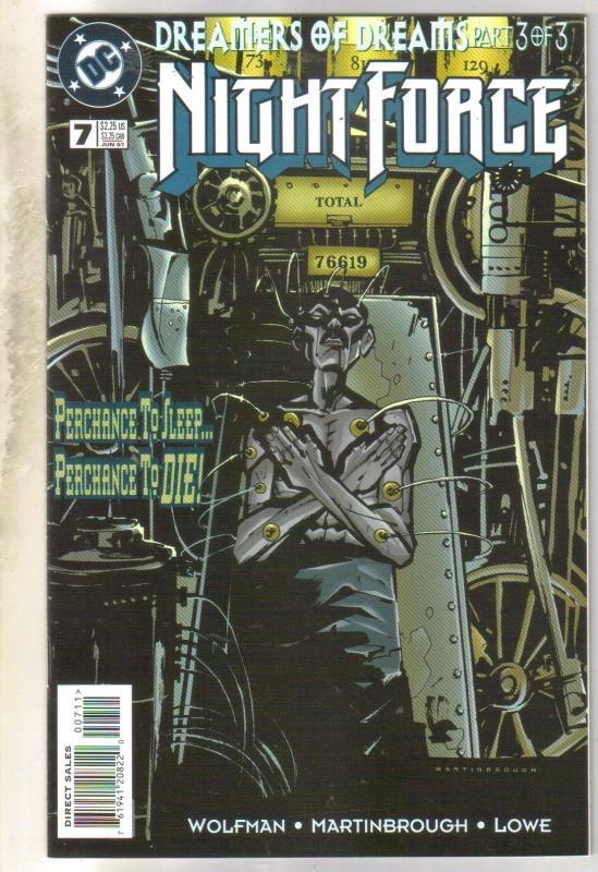 Night Force #7 comic book mint 9.8