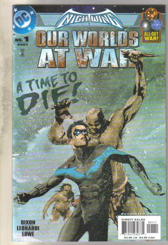 Nightwing Our Worlds at War #1 comic book mint 9.8