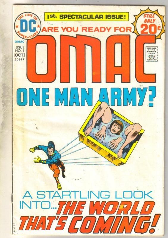 Omac One Man Army #1 comic book very good 4.0