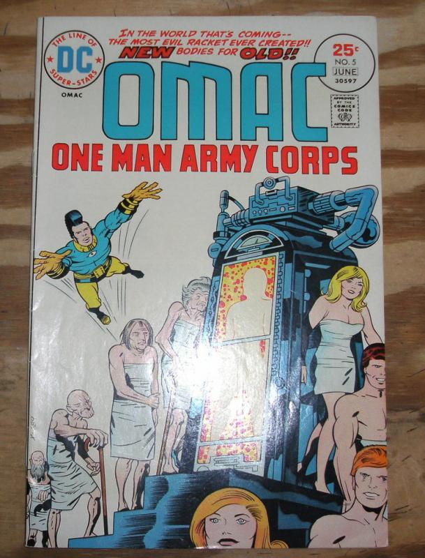 Omac One Man Army #5 comic book very fine/near mint 9.0