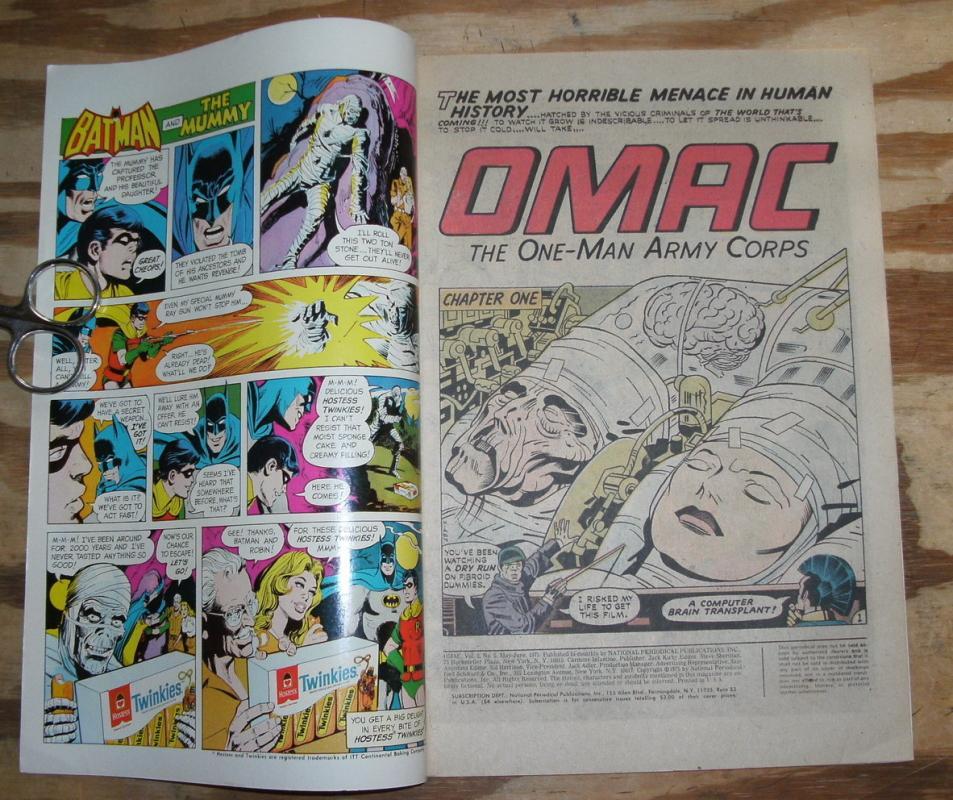 Omac One Man Army #5 comic book very fine/near mint 9.0