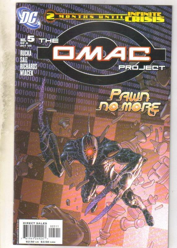 The Omac Project #5 (of 6) comic book mint 9.8