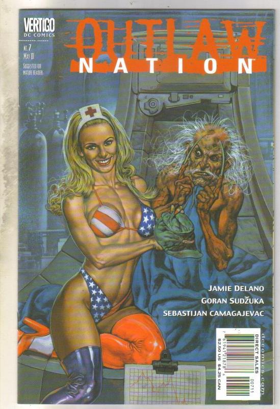Outlaw Nation #7 Vertigo comic book near mint 9.4