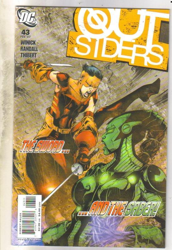 Outsiders #43 comic book near mint 9.4