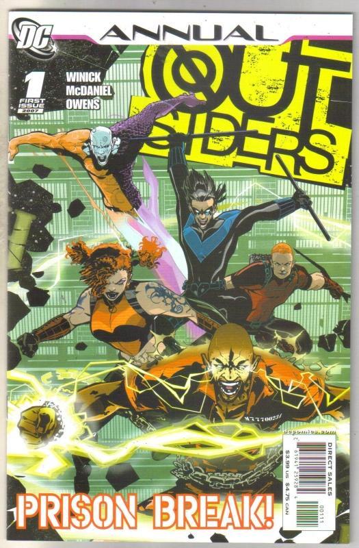 Outsiders Annual #1 comic book mint 9.8