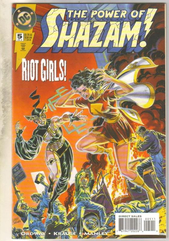 Power of Shazam #5 comic book near mint 9.4