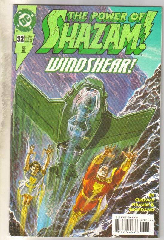 Power of Shazam #32 comic book near mint 9.4