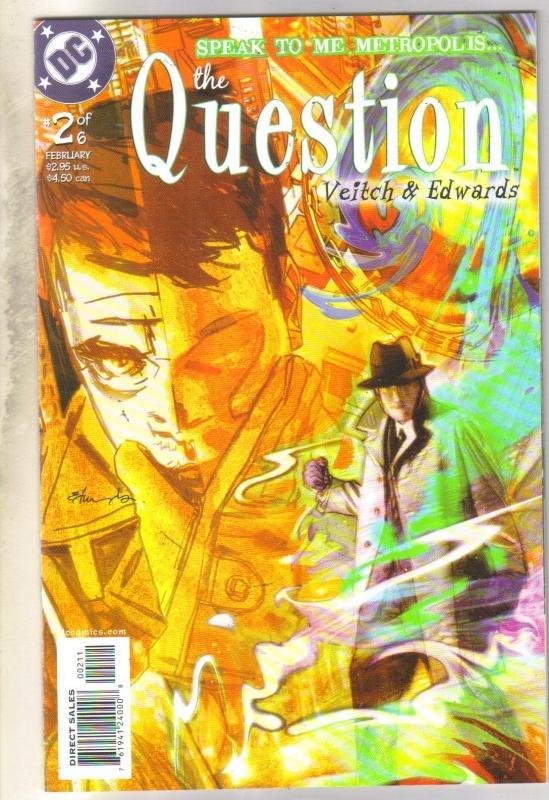 The Question #2 comic book near mint 9.4