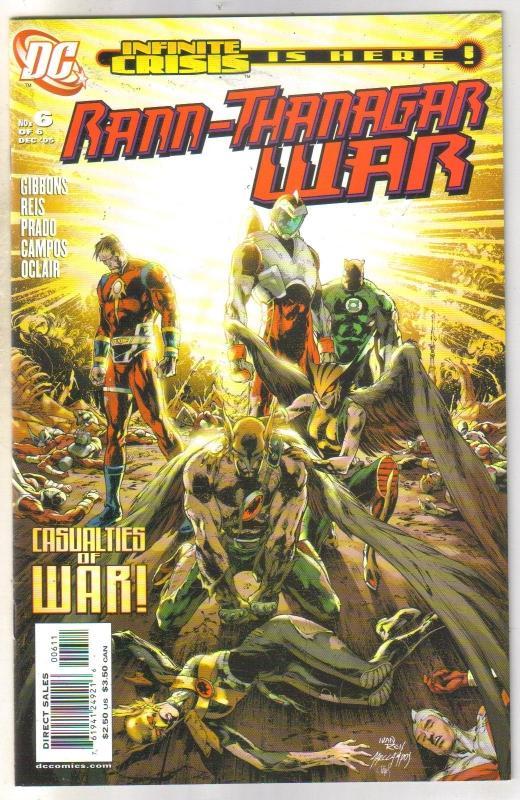 Rann-Thanagar War #6 comic book mint 9.8