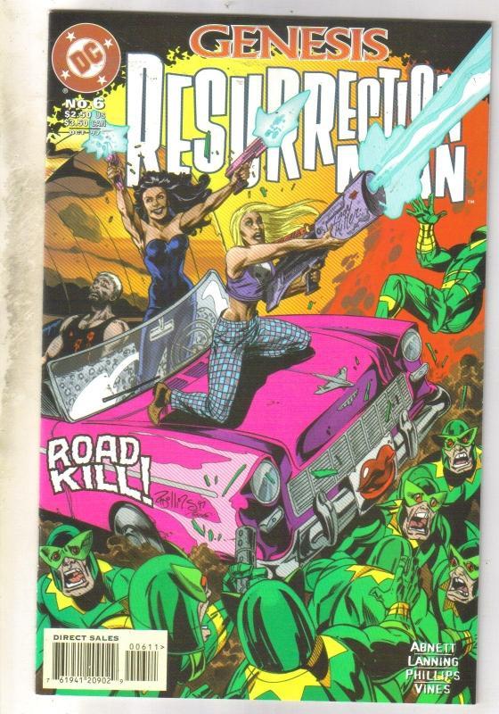 Resurrection Man #6 comic book near mint 9.4