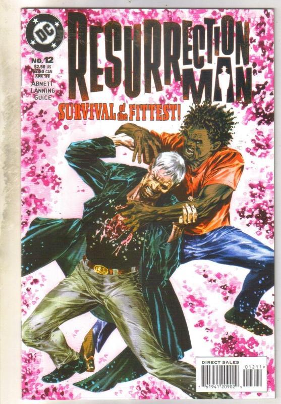 Resurrection Man #12 comic book near mint 9.4