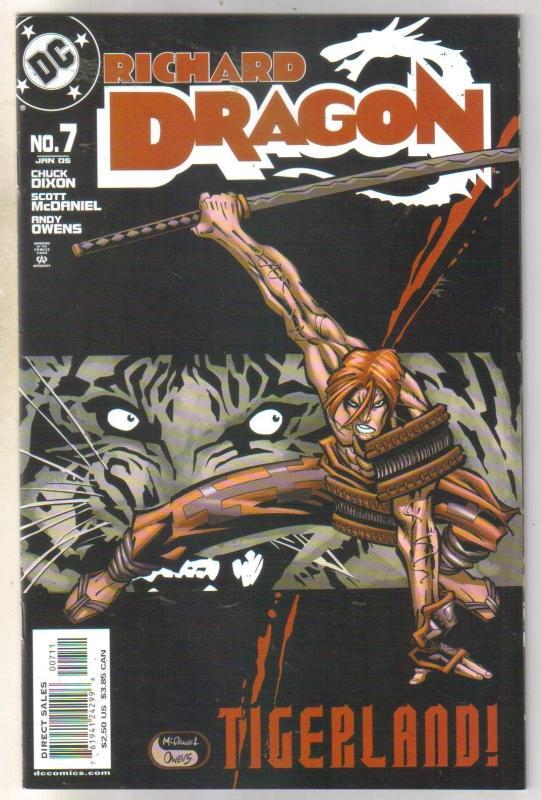 Richard Dragon #7 comic book near mint 9.4