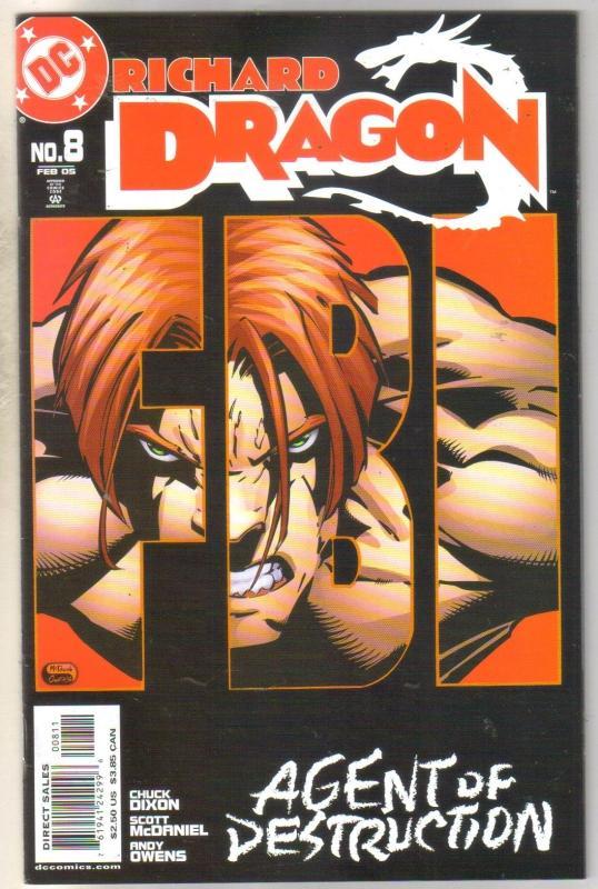 Richard Dragon #8 comic book near mint 9.4