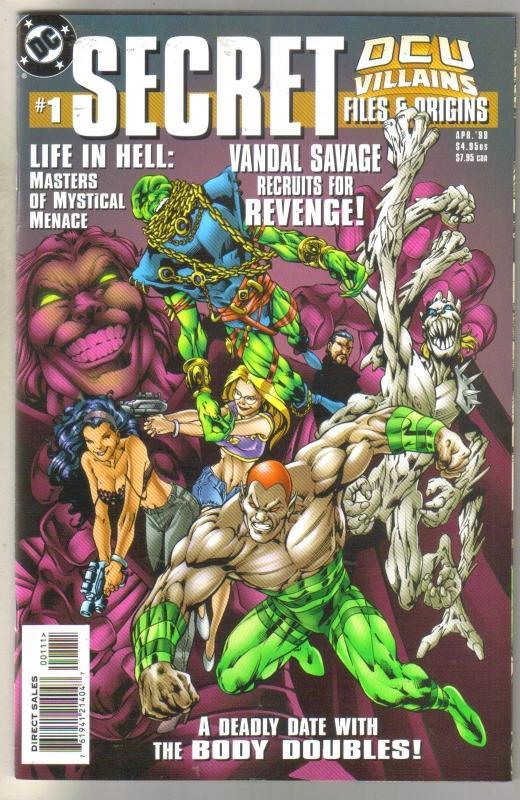 Secret Files and Origins DCU Villains #1 comic book near mint 9.4
